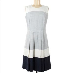 Hugo Boss Colorblock Fit & Flare Career Dress size 8